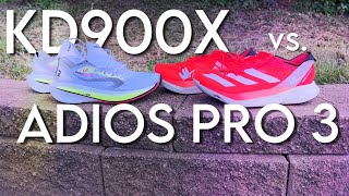 Kiprun KD900X v. Adidas ADIOS PRO 3