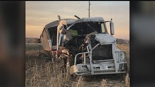 Semi driver was texting when he rear-ended tractor, police say