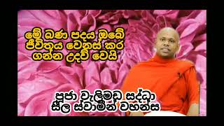 මේ බණ පදය ඔ⁣බේ ජීවිතය වෙනස් කර ගන්න උදව් වෙයි .(පූජ්‍ය වැලිමඩ සද්ධා සීල ස්වාමීන් වහන්ස ).බදු බණ TV