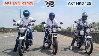 NKD 125 VS AKT EVO R3 125 😱🔥¡BATALLA A MU3RT3! DRAG RACE