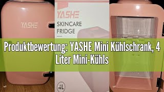 Produktbewertung: YASHE Mini Kühlschrank, 4 Liter Mini-Kühlschränke für Kosmetik, Getränke, 220V AC/