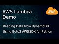 [ AWS 26 ] AWS Lambda demo with DynamoDB using Boto3 SDK