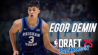 Egor Demin Scouting Report | 2025 NBA Draft Breakdowns