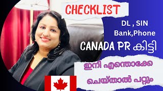 കാനഡ PR കിട്ടി | ഇനി എന്ത് ചെയ്യണം | CHECKLIST|Canada |PR | Immigration |Malayalam Vlog