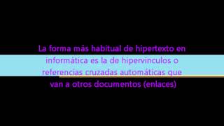 Multimedia - Hipermedia - Hipertexto - Componentes