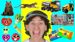 My First 100 Words in English Chant Step 3 | Animals, Shapes, Opposites | Learn English Kids