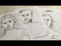 2 min gestural portrait drawing 2