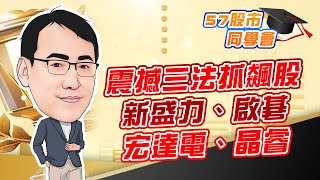 東森財經 1630 股市同學會 震撼三法抓飆股 新盛力、啟碁、宏達電、晶睿 李健明分析師 01/20