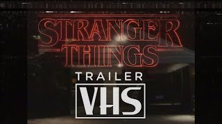 Stranger Things (2016) Trailer - 80's VHS Tape