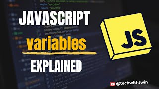 🎯 JavaScript Variables Explained for Beginners | let, const, var Made Simple! by TechWithTwin
