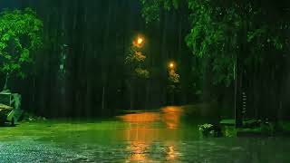 Sound of rain on the street for a sound sleep after 3 minutes - Rain to sleep, study