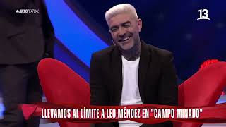 Leo Méndez se está borrando tatuaje del nombre de su ex pareja. Juego Textual, Canal 13.