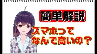 【スマホ料金プランの仕組み】スマホってなんで高いの？