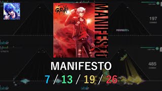 【ダブエス AAside】MANIFESTO【全難易度/All Difficulties】