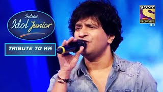 KK Brings In The Magic With His Vocals On 'Sach Keh Raha Hai' | Indian Idol Junior | Tribute To KK