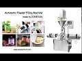 How to use the Automatic Powder Filling Machine