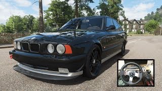 Forza Horizon 4 - 1995 BMW M5 E34 Gameplay ( Logitech G27  Steering Wheel)