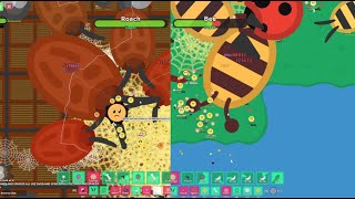 Permanently stalling a Super Roach and Bee! Florr.io