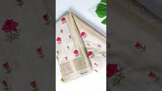 Munga Tussar Silk Saree with Antique Border #luxurysarees #saree #tussarsilksaree