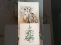 Watercolor Christmas tree and other art adventures