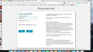 Auto Proxy Auth Extension