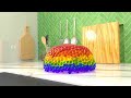 rainbow orbeez bowl asmr