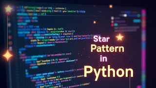 Python Reverse Half Star Pyramid | Triangle Star Pattern Tutorial