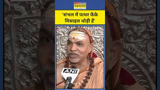 Sambhal Masjid News: Shankaracharya ने क्यों कहा 'संंभल में फेंके पत्थर मिसाइल नहीं हैं' #shorts #up