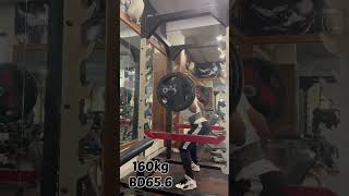 160kg squat bodyweight 65.6 || Brajesh Rajgound || #shorts #youtubeshorts #ashortaday #gymlife ￼