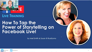 Facebook Live Storytelling with Mari Smith & BuzzSumo on Star Wars Day