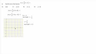 Question 2A From The Greatest Integer Function Practice Test