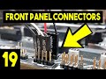 Front Panel Connectors On Motherboard - Easy Beginners Full PC Building Tutorial - Pt 19