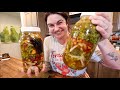 Quick Pickled Garden Veggies (Giardiniera)  | Farm to Fork Kitchen VLOG