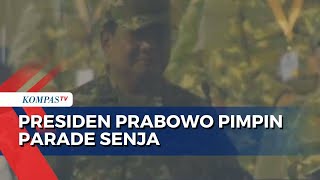 Presiden Prabowo Subianto Pimpin Parade Senja di Akmil Magelang