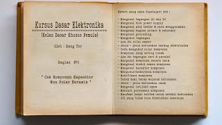 Kursus Dasar Elektronika (Bagian #15)