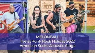 Melonball - Live at American Socks Acoustic Stage @ Punk Rock Holiday 2022