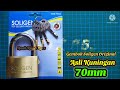 Review Gembok Soligen Kuningan Asli/Padlock Soligen/#youtuberpemula #reviewproduct #original#soligen