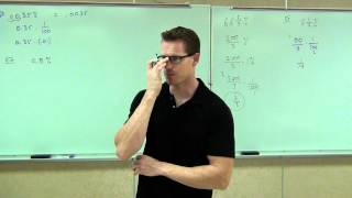 Prealgebra Lecture 7.1:  Introduction to Percent and Percentages