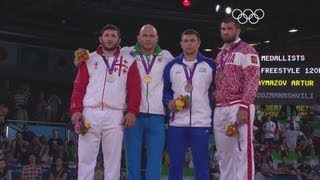 Uzbekistan's Taymazov Wins Freestyle Wrestling Gold -- London 2012 Olympics