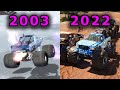 History of BLUE THUNDER in Monster Jam Racing #monsterjam