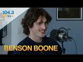 Benson Boone Talks 'Beautiful Things', 'Barbie' and Being a 'Girl Brother'