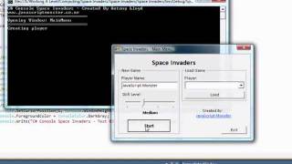 C# Console Space Invaders - Test 3