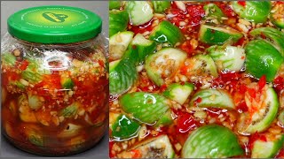 ជ្រក់ត្រប់ស្រួយ || Pickled Eggplants