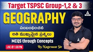 TSPSC Group 1, 2 and 3 Geography Classes in Telugu | TSPSC Geography MCQs #25 | Adda247 Telugu