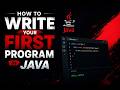 How to Write Your First Program in Java | Easy Java Tutorials for Beginners | Java Craft