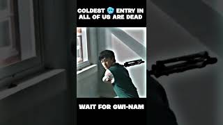 coldest entry in all of us are dead please subscribe to my channel #gwinam #shorts