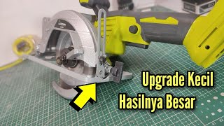 Improve Kecil Mengatasi Baseplate Goyang dan Oblak Mekanisme Naik Turun Circular Saw Laxton Lx-55