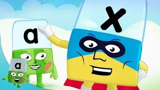 Alphablocks - Superhero X Strikes Again! | Learn to Read | Phonics for Kids | Learning Blocks