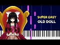 Old Doll ( Mad Father SUPER EASY )| EASY piano tuto