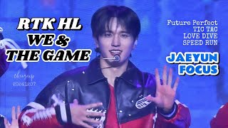 [4K] 241207 8TURN FAN CONCERT JAEYUN FOCUS (vertical) | WE + THE GAME